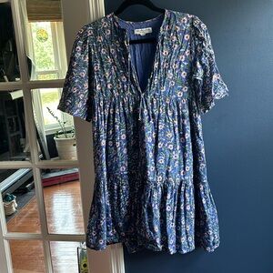 Emerson Fry Isla Purple Flower Dress